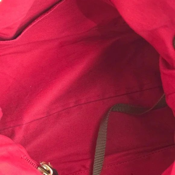 Dooney & Bourke Pebbled Leather Satchel Brown Ginger Braided Handle Tassel Bag - Picture 10 of 16